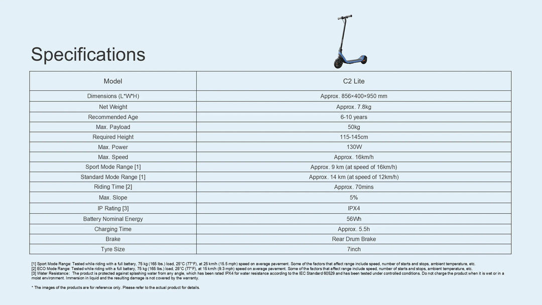 Segway - C2 Lite Electric Kickscooter (Kids)