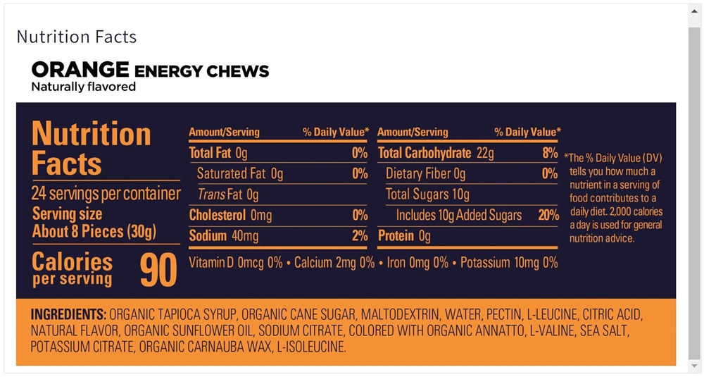 GU Energy - Energy Chews