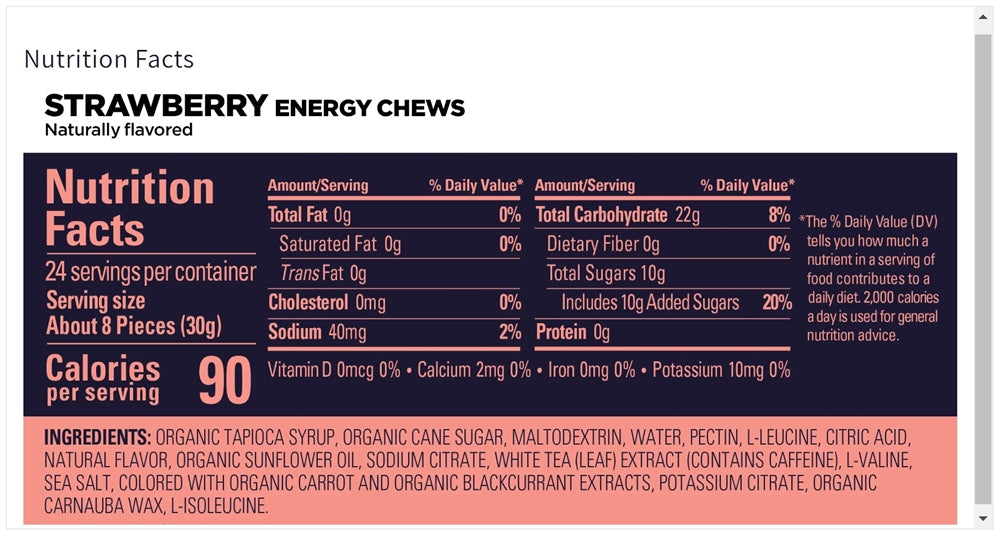 GU Energy - Energy Chews