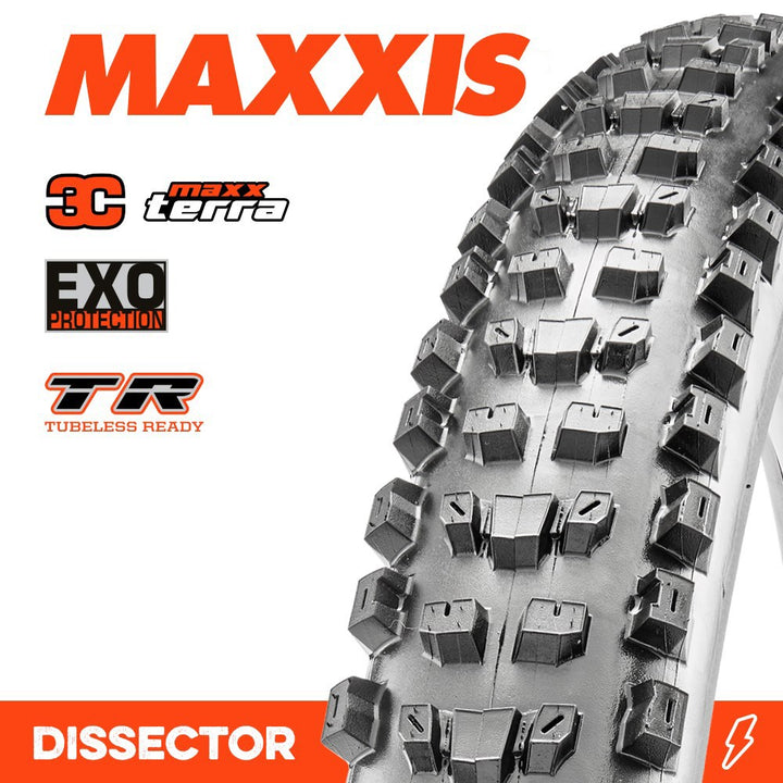 Maxxis - Dissector 29" x 2.40" WT 3CT EXO TR FOLD 60TPI E-25