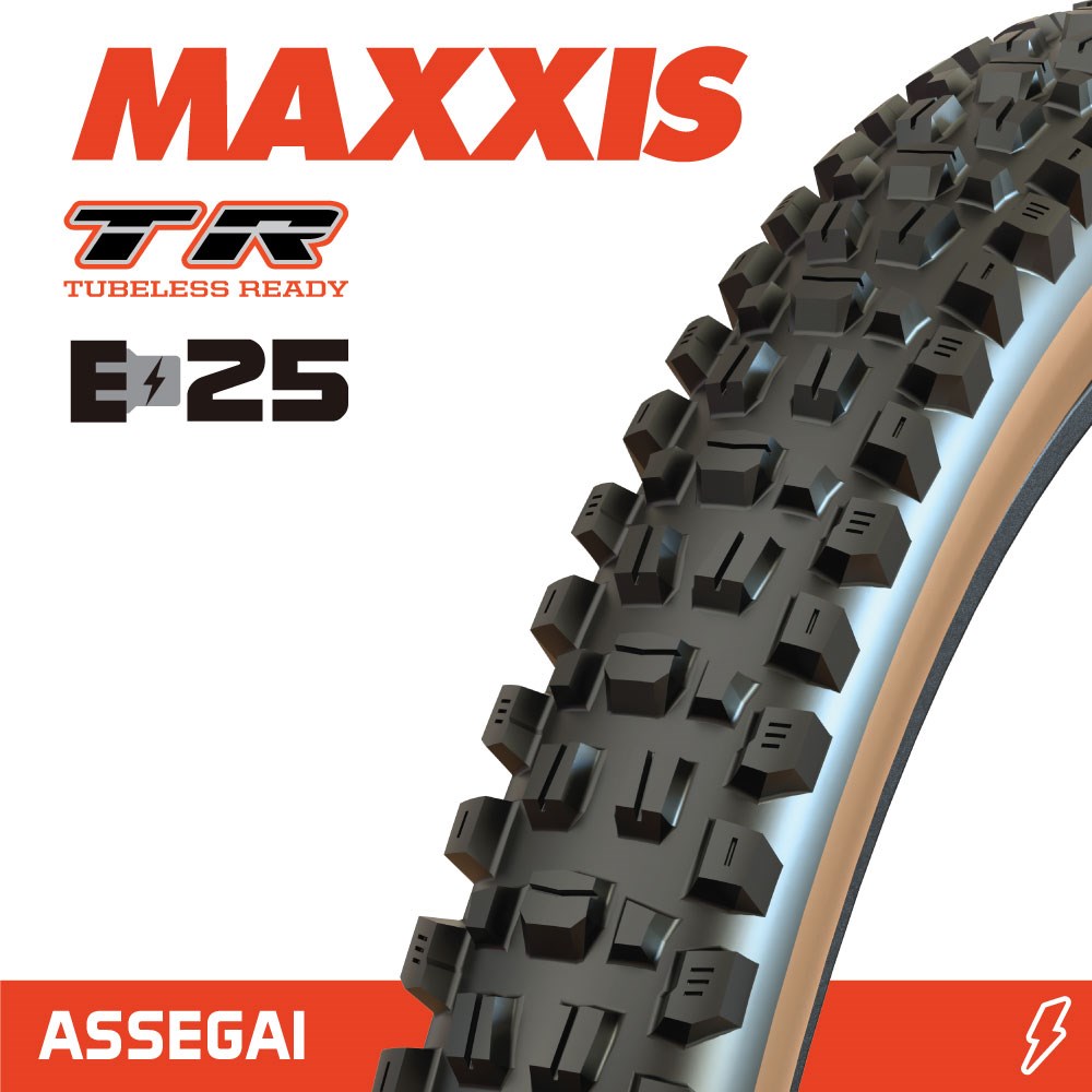 Maxxis - Assegai 27.5 X 2.60 EXO TR Tanwall FOLD 60TPI E-25