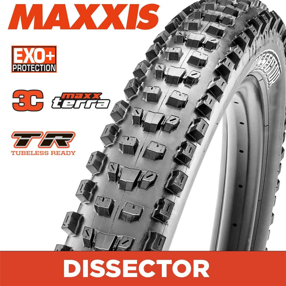Maxxis - Dissector - 27.5 X 2.60 WT Folding 60TPI EXO+ 3C MaxxTerra TR