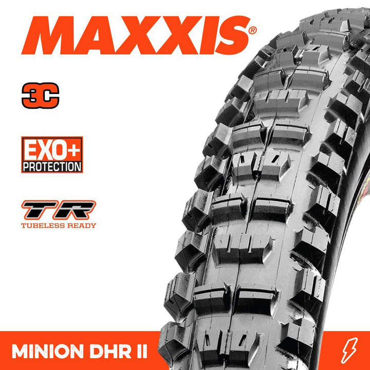 Maxxis - Minion DHR II 29 X 2.50 3CT EXO+ TR FOLD 60TPI E-25