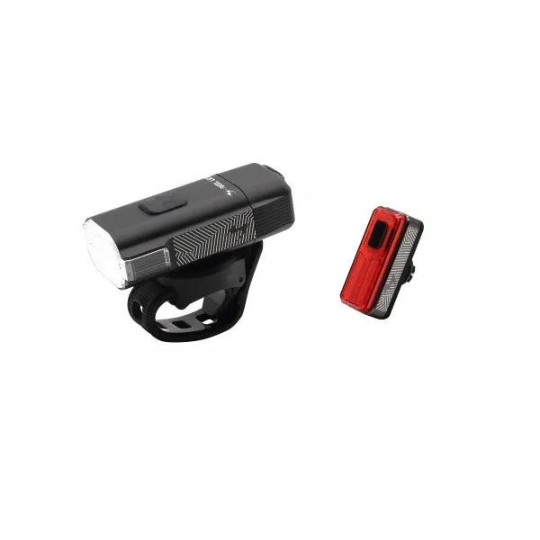 Moon - Rigel Lite Front 500 & Helix Lite Rear 100 Lumen Light Set